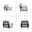 Fauteuil d'appoint en velours à imprimé floral