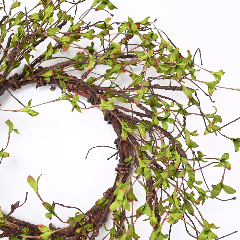 22" Handmade Spring Branch Wreath