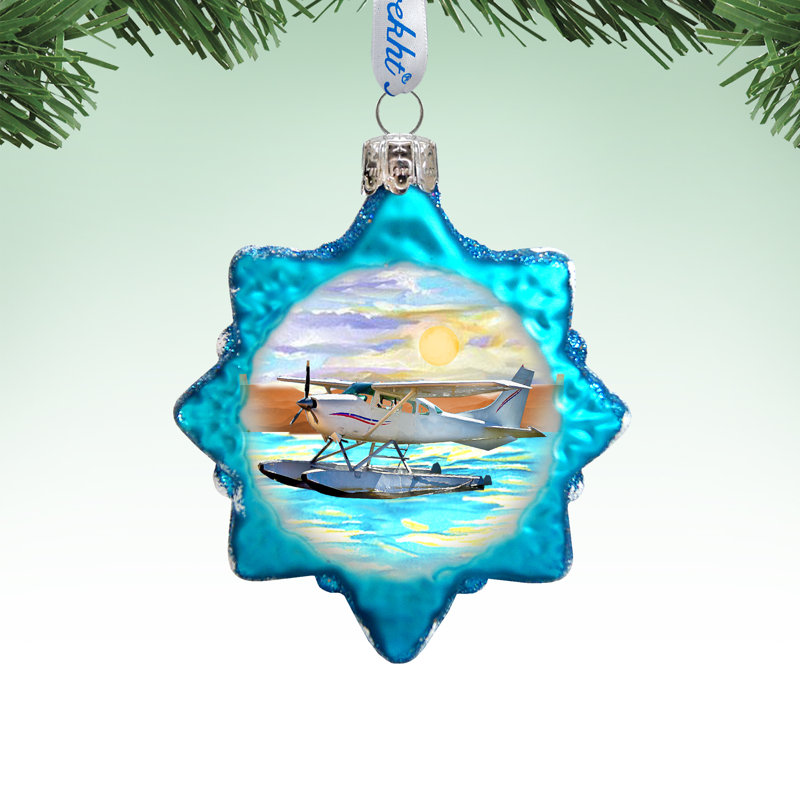 Keepsake Floating Plane Shaped Ornament