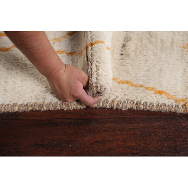 Tapis marocain en laine noué à la main 5 x 8