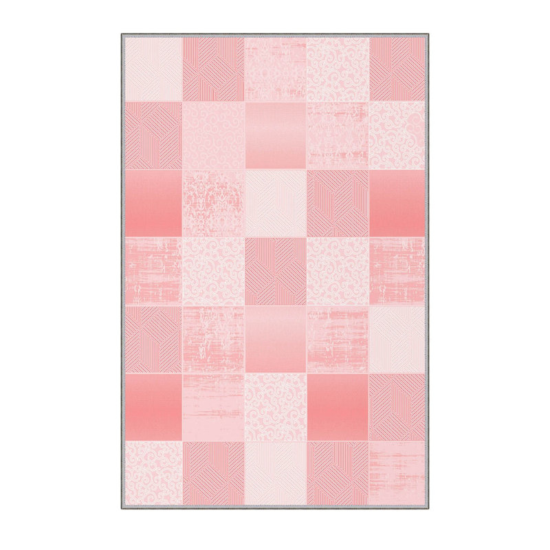 Elegant 3D Printed Area Rug, 4.6 x 7.2 ft | 100% Polyester, 0.31 in Pile Height, Antibacterial | Non-Slip PVC Felt Dot Underside, Machine Washable, Perfect for Living Room or Bedroom, Durable & Stylish Design