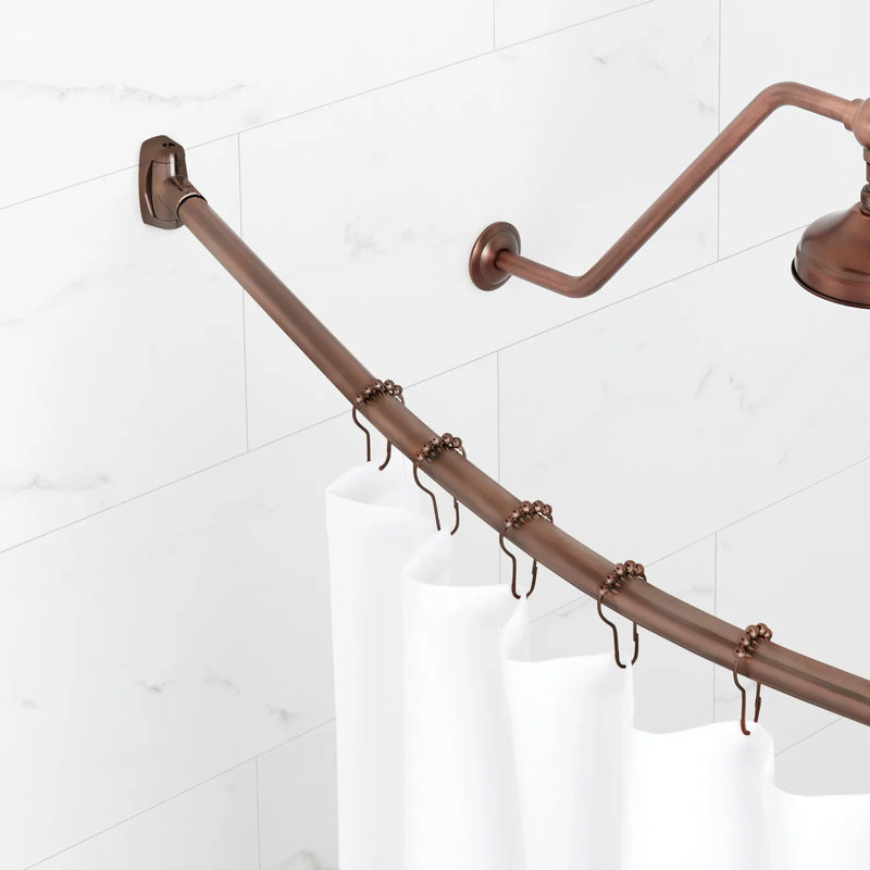 Tringle à rideau de douche 60 po, Bronze huilé