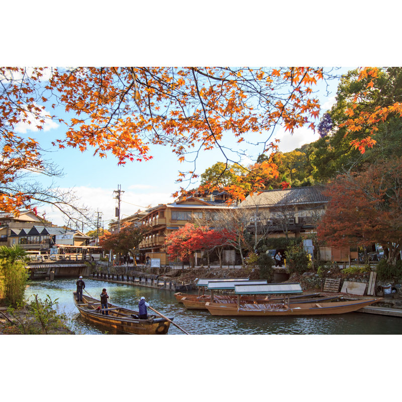Japon. Arashiyama - Photographie sur toile tendue, H 8 po x l 12 po