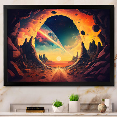 Cosmic Chromatics Landscape I, reproduction d'art sur toile