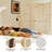 5.6 Ft Folding Room Divider - Louvered Wood Screen with Double Hinges in White, Brown, Natural-17855876-17855875