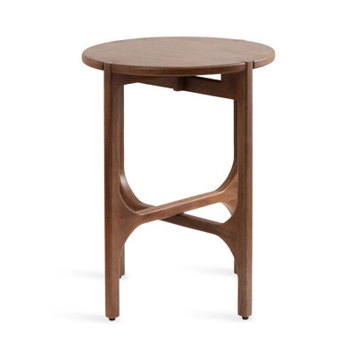 Kroscove Geometric Mango Wood Side Table