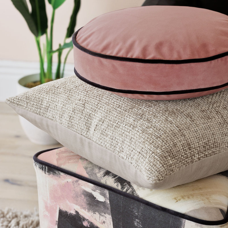 Alma Circular Pillow Cover & Insert