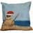 Coastal Christmas Reversible Throw Pillow-762388416