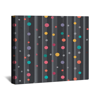 Polka Dots Canvas Gallery Wrap - Pattern Wall Decor in Many Sizes