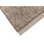 Tapis brun / noir en laine noué à la main Chevron-66190705