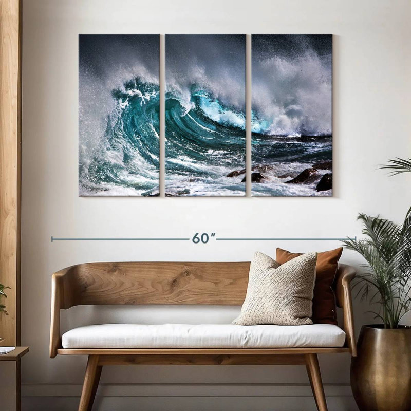 Gillard Ocean's Wrath, H 32 po x l 50 po