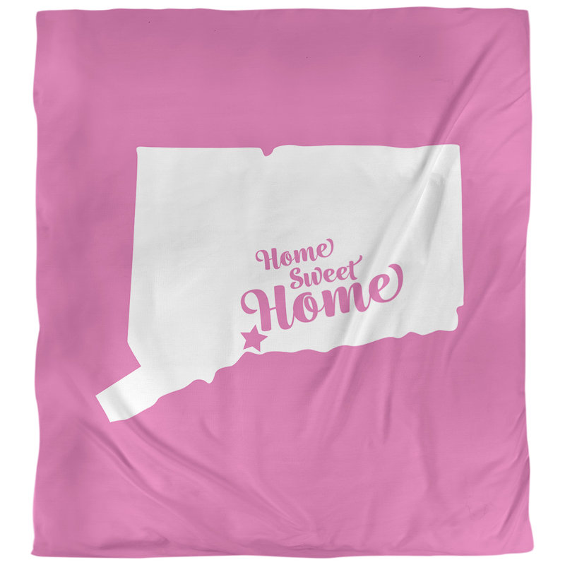 Housse de couette home new refuge, Housse de couette pour très grand lit, Rose, Microfibre