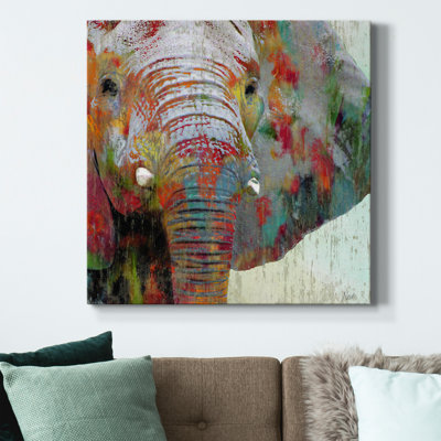 " Paint Splash Elephant "