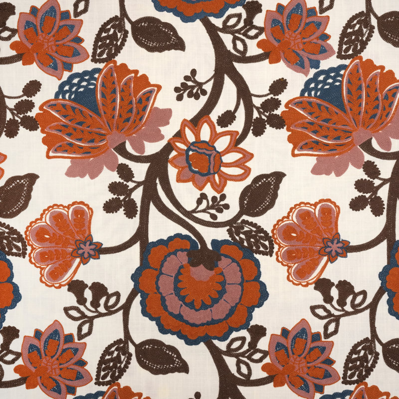 Secret Garden - Crewel Embroidery Curtains, Carnival