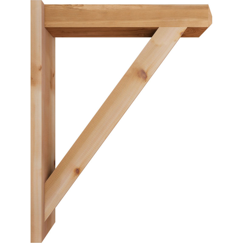 Artisan traditionnel en bois rustique, Cèdre rouge de l'Ouest l 5 1/2 po (lisse), P 28 po x H 36 po