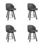 Tabouret pivotant à hauteur de comptoir Elyana-1733665273