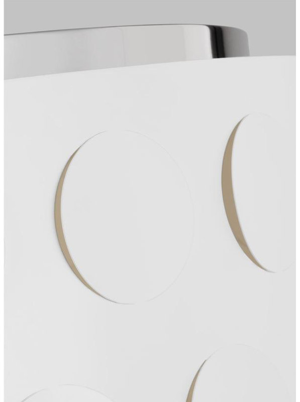 Dottie 4 - Light Flush Mount, Polished Nickel