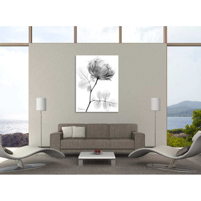 «Rose Dynasty 1», toile tendue par Albert Koetsier, H 48 po x l 36 po x P 1,5 po