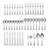 Oneida Azalea 45 Piece Everyday Flatware Set, Service For 8