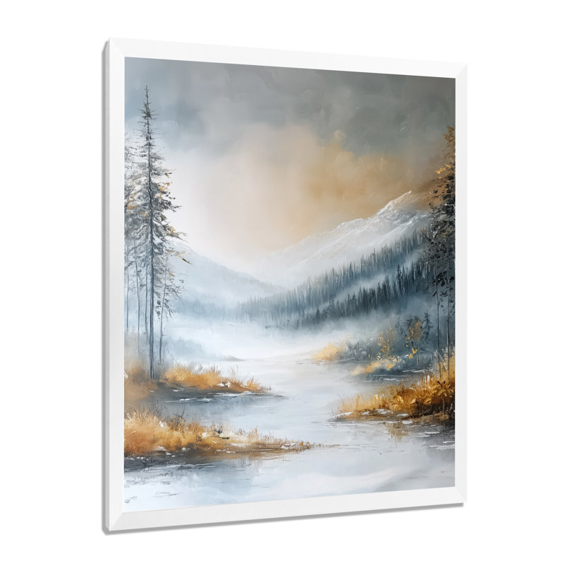 Guelsind - Reproductions d'art murales abstraites, 40" H x 30" W, Reproduction encadrée d'une seule photo, White