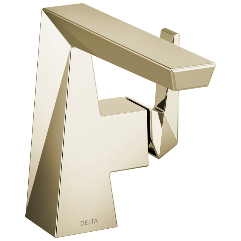 Robinet de salle de bain monotrou et technologie de diamant™, Nickel poli