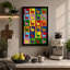 Llama Grid Pop Art - Wrapped Canvas-1418348503-1418348505
