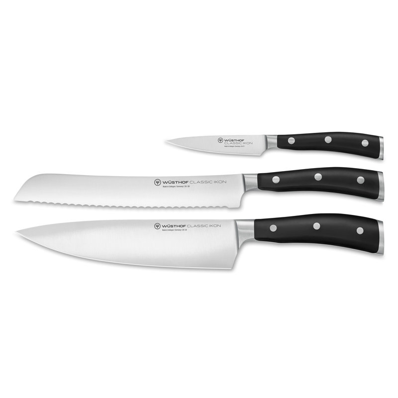 WÜSTHOF Classic Ikon 3-Piece Knife Set