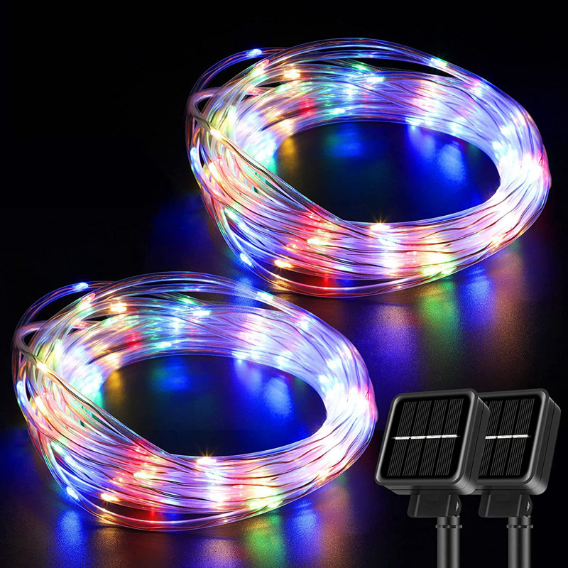 Guirlande de 39 ampoules à énergie solaire 396 po