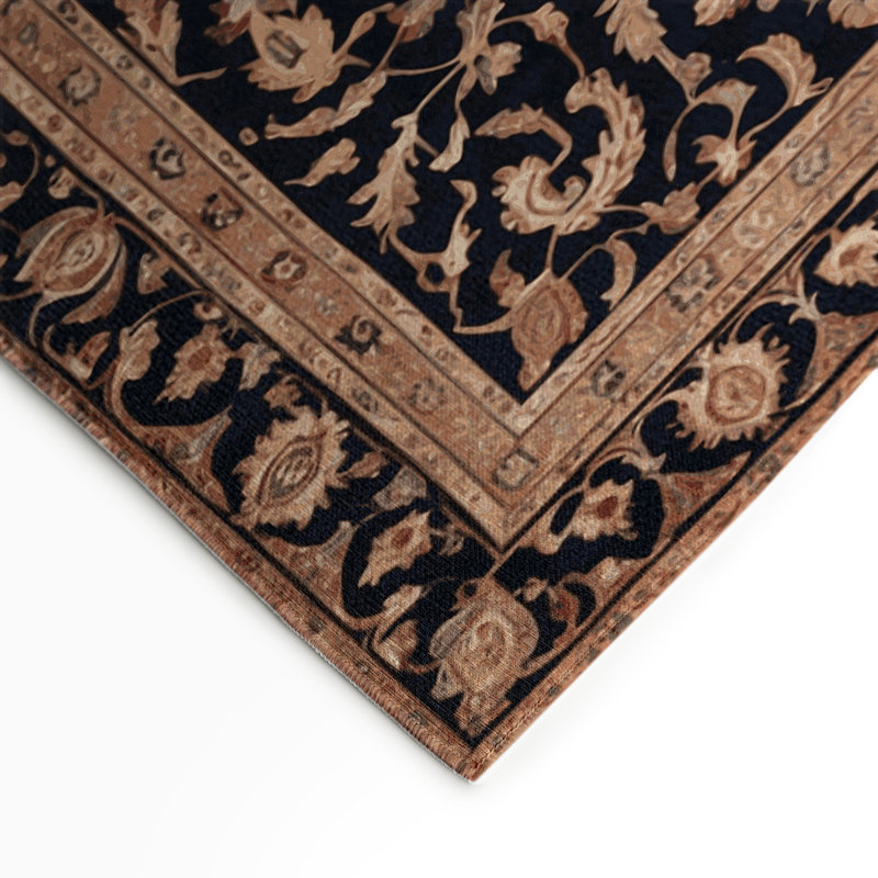 Tapis d'intérieur et d'extérieur brun Persian, Rectangulaire 3 pi x 5 pi