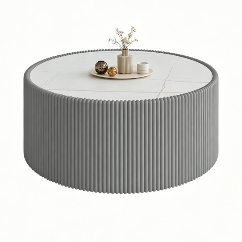 Accent Table, Coffee Table for Living Room, Grey