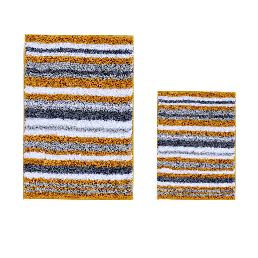 Annaleese 100% Polyester Machine Washable Tufted 2 Piece Bathroom Rug Set Latitude Run® 