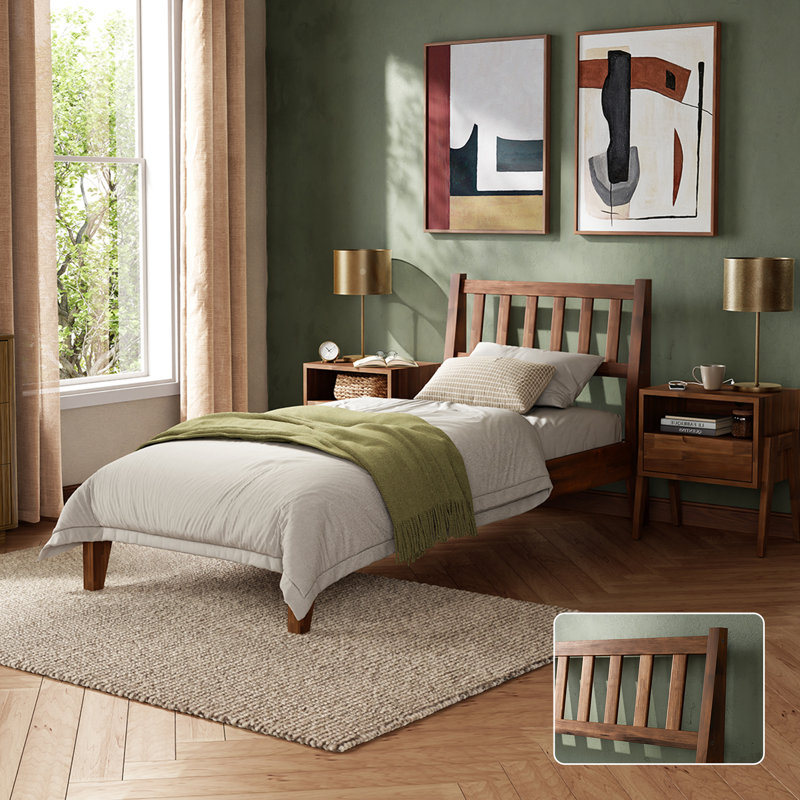 Josse Ted Bed, Walnut, Twin