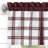 Plaid Tailored 58'' W Kitchen Curtain-70338855-70338856