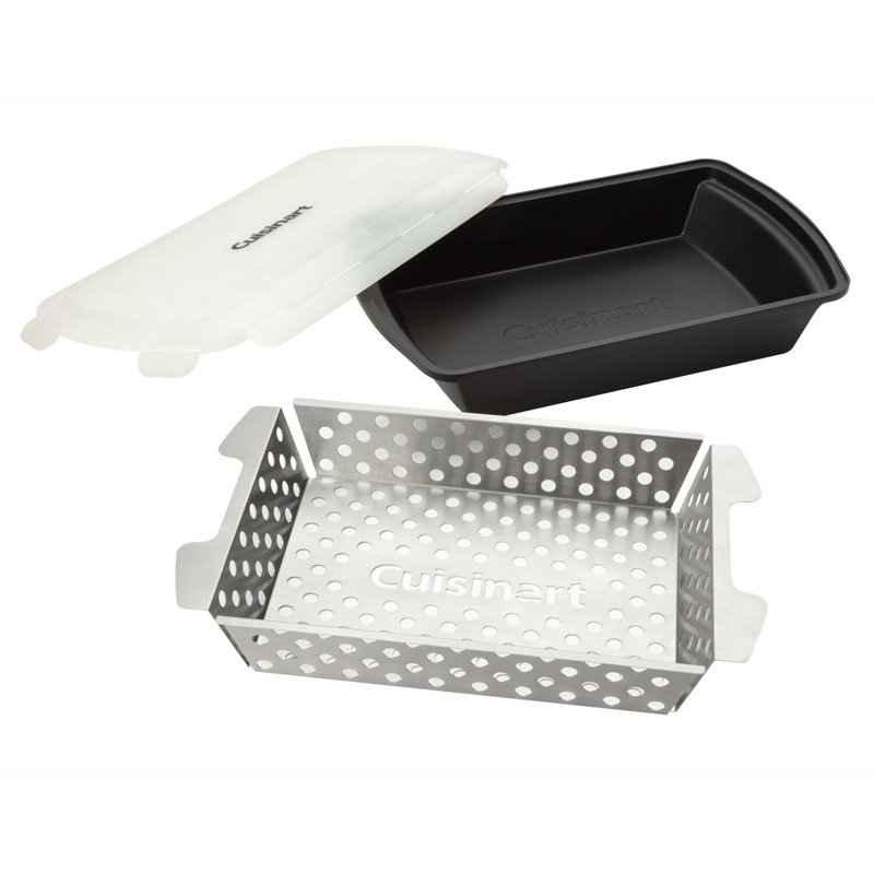 Marinade And Grilling Basket Set