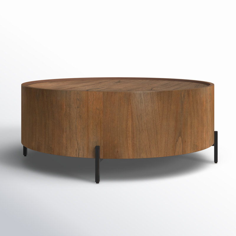 Lars Drum Coffee Table, Sandy Shore