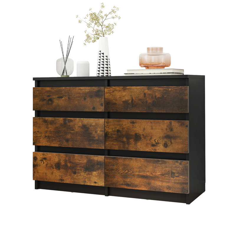 100 cm W Chest of 6 Drawers