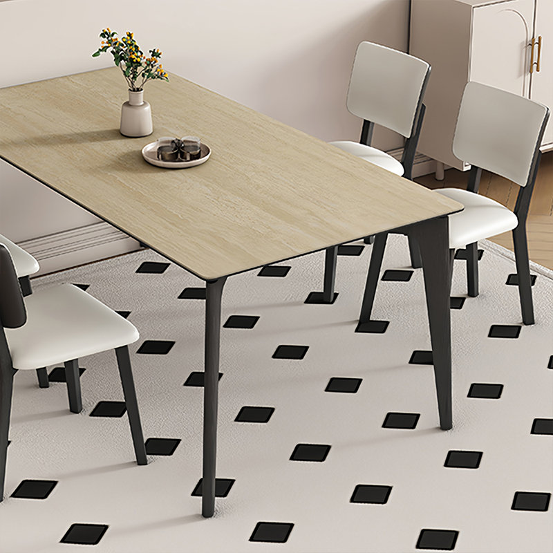Ensemble de table et de chaises élégantes, H 29,52 po x L 55,11 po x l 31,49 po