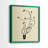 Spring Sprig Vase I-Premium Framed Print -Ready to Hang - No Nails Required - No Nails Required-69086474-69086476