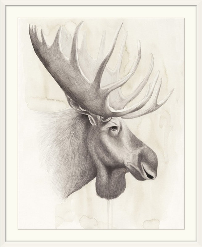 « iv », reproduction d’art sur affiche American Wilderness, Cadre blanc, H 32 po x l 27 po x P 1 po