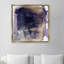 «Abstract Cressida Amethyst Watercolor», reproduction d'art graphique encadrée sur toile flottante-403075956
