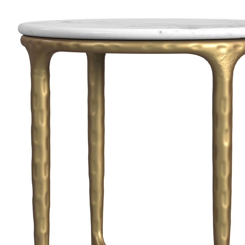 Table d'appoint Vachle, Doré