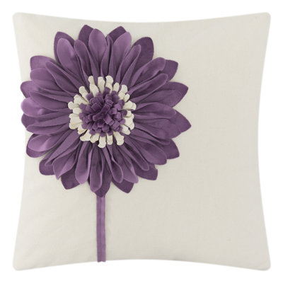  Housse de coussin 3D faite main en tournesol 3D 18 x 18 po