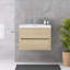 Ensemble de meuble-lavabo simple mural moderne 30 po avec lavabo en résine-1316793057-1316793067