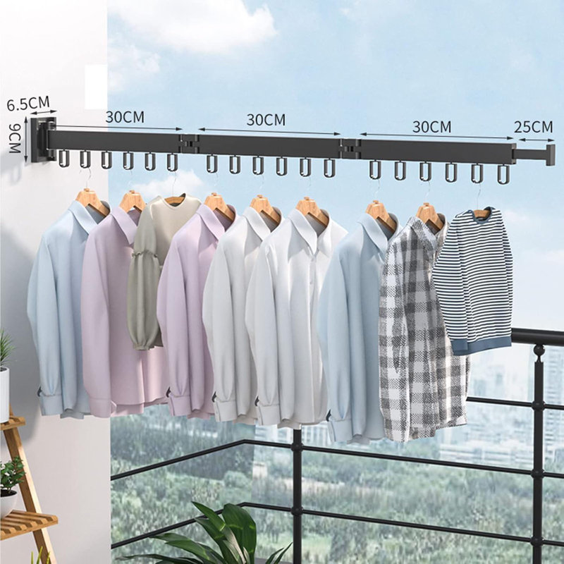 Plastic Wall-Mounted Drying Rack