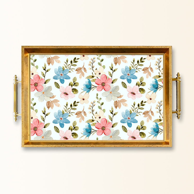 Elegant Glass Tray, 19.7 x 11.4 x 1.4 inches | 100% Durable Glass Construction | Easy to Clean with Damp Cloth | Ideal for Serving, Decorative Display, and Organizing | Stylish Addition to Home Décor