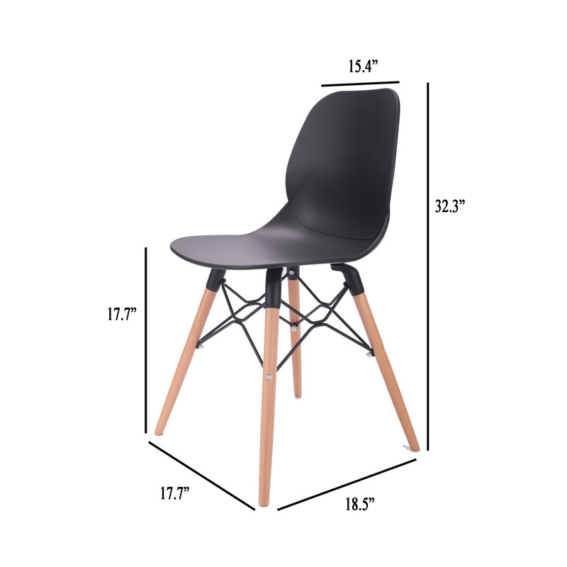 Chaise d'appoint Iraima, Noir
