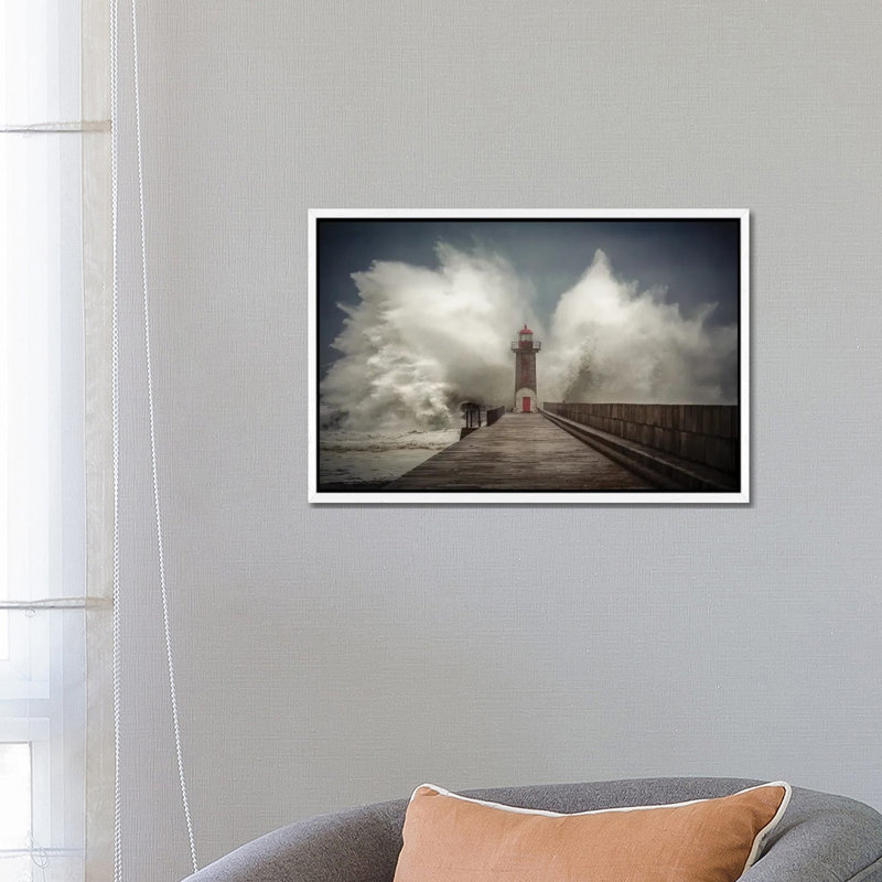 Elements #5 by Marco Faria - Floater Frame Print on Canvas