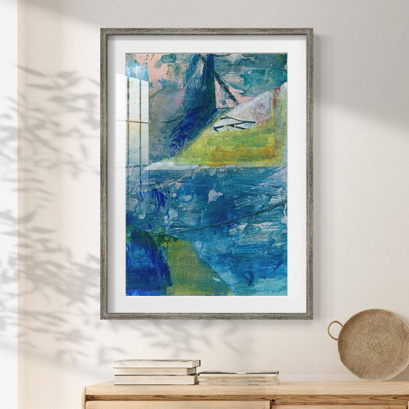 Spring Winds VI - Imprimé encadré, Vieilli, H 25,5 po x l 17,5 po