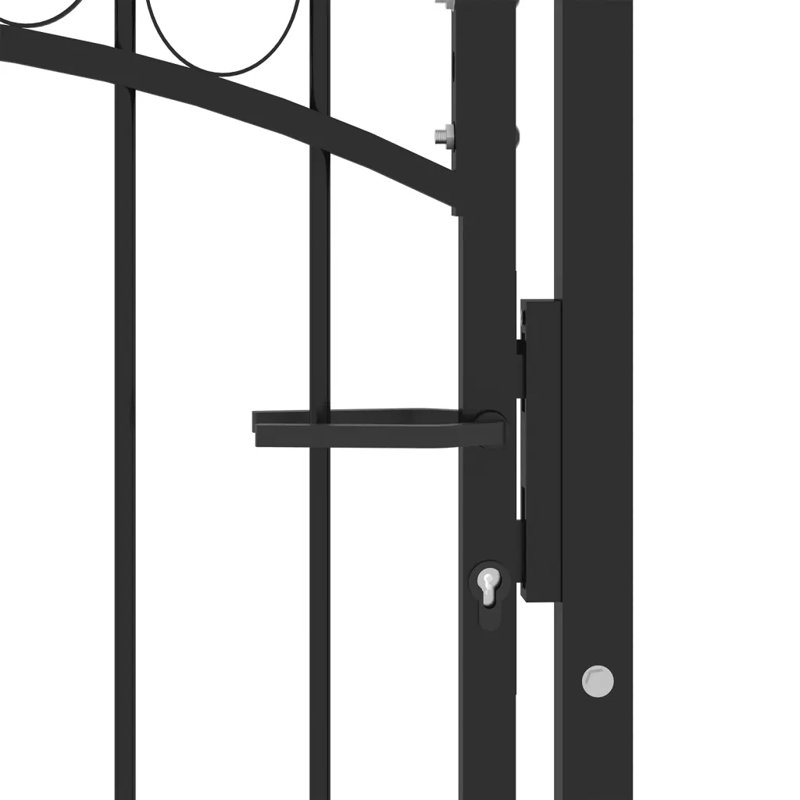 Nicut Metal Gate, Black, 150cm H x 102cm W