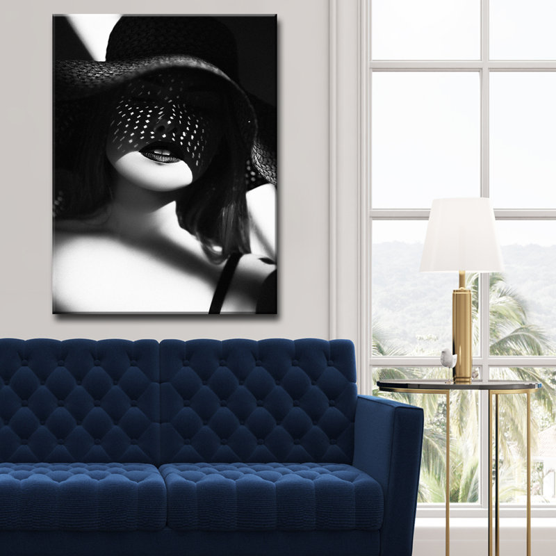 «White Dots», reproduction d'impression sur toile, H 20 po x l 16 po x P 1,5 po
